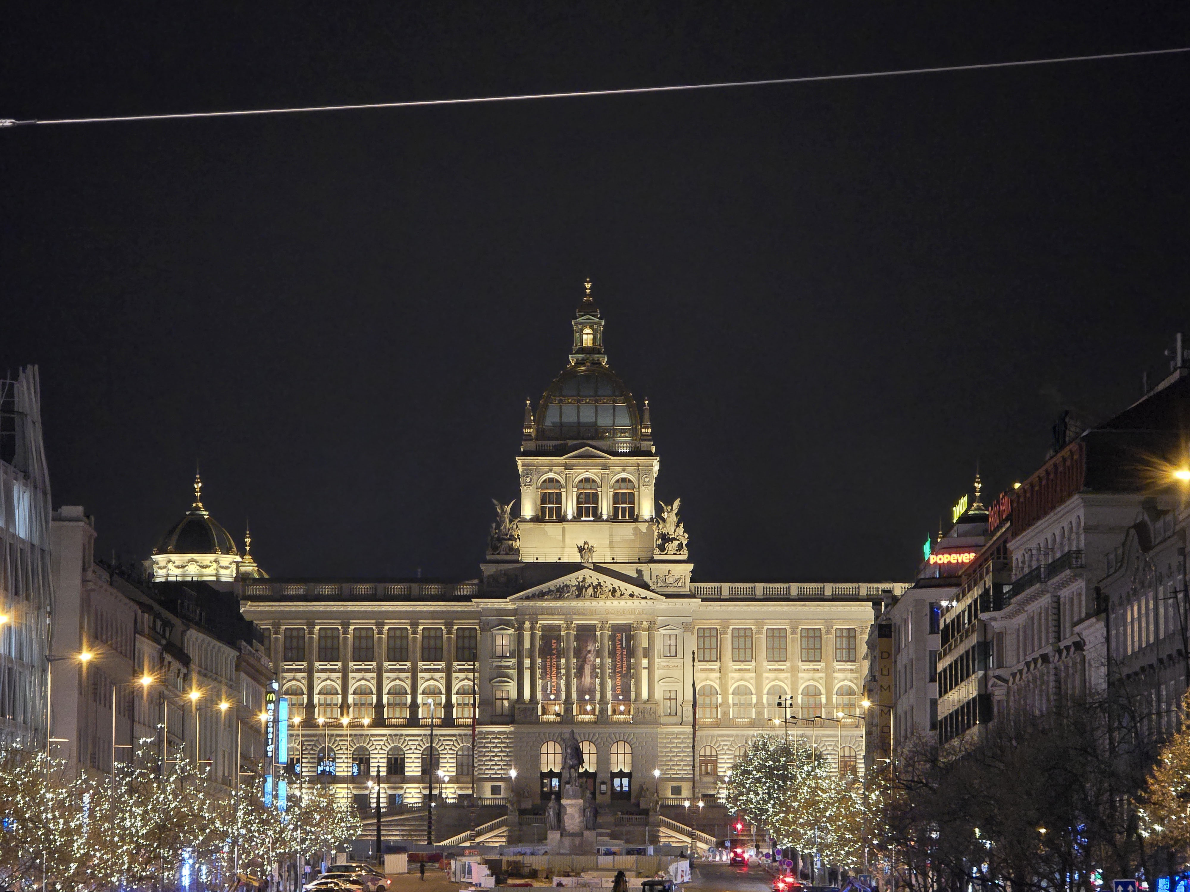 Prague at night